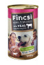 Fincsi Dog консервы для собак, телятина, 1240 г
