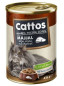 Cattos консервы для кошек, ж/б, 415г, печень