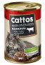 Cattos консервы для кошек, ж/б, 415г, говядина