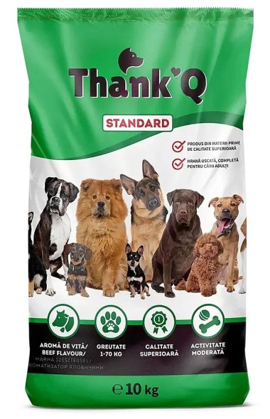 THANK’Q STANDARD сухой корм для собак, 10 кг, говядина