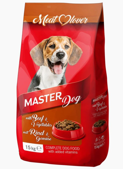 Master сухой корм для собак, 20 кг, говядина, овощи