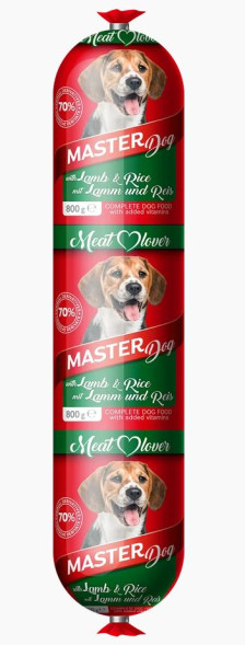 Master влажный корм для собак, салями, 800 г, баранина, рис