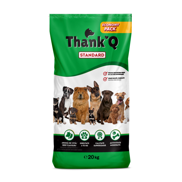 THANK’Q STANDARD сухой корм для собак, 20 кг, говядина