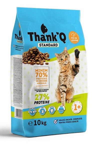 THANK’Q STANDARD сухой корм для кошек, 10 кг, курица
