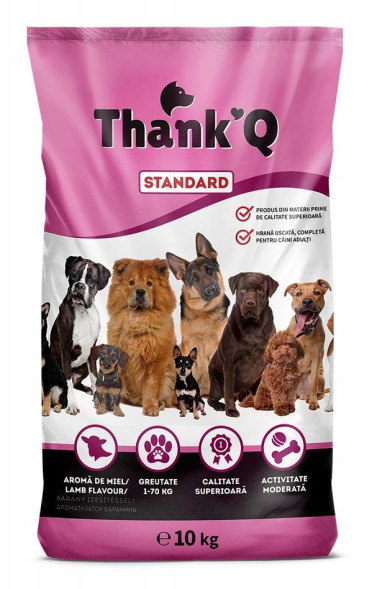 THANK’Q STANDARD сухой корм для собак, Triplex упаковка, 10 кг, баранина