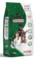 THANK’Q ADVANCED сухой корм для собак, молодые, Triplex упаковка, 2 кг, говядина