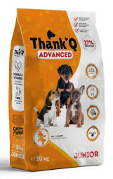 THANK’Q ADVANCED сухой корм для собак, молодые, Triplex упаковка, 10 кг, курица