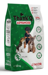 THANK’Q ADVANCED сухой корм для собак, молодые, Triplex упаковка, 10 кг, говядина