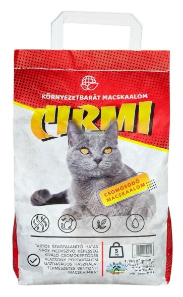 CIRMI наполнитель для кошачьего туалета (бентонит), натуральный, 5кг