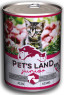 Pet’s Land Junior консервы для молодых кошек, 415 г, птица