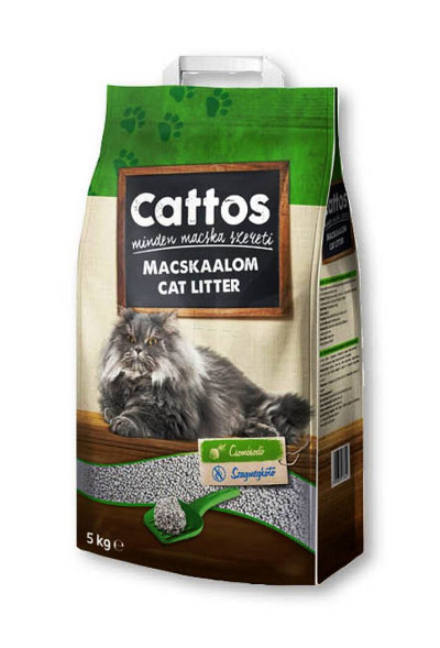 Cattos наполнитель для кош. туалетов, бентонит, натур, 5 кг
