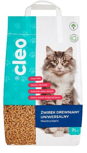 CLEO wood cat litter, 7L