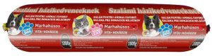 Euro Dog wet dog-cat food, Salami, 1 kg, Beef