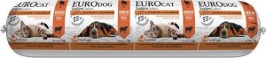 Euro Dog wet dog-cat food, Salami, 1 kg, Ham