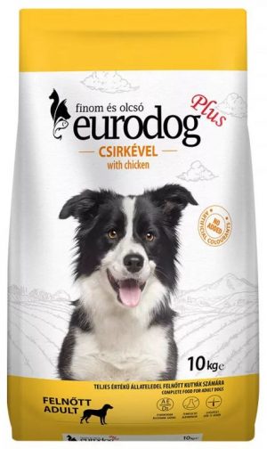 Euro Dog PLUS dry dog food, 10 kg, Chicken