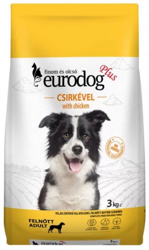 Euro Dog PLUS dry dog food, 3 kg, Chicken