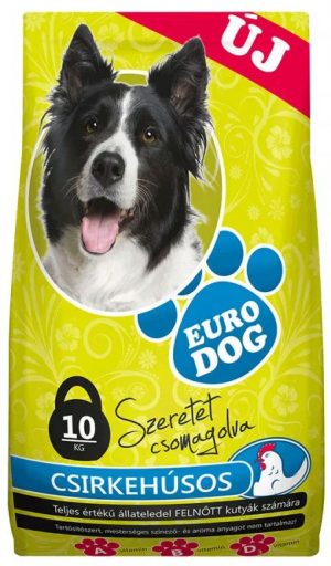 Euro Dog dry dog food, 10 kg, Chicken