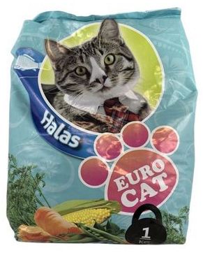 Euro Cat dry cat food, 1 kg, Fish