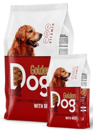 Golden Dog, dry dog food 20 kg (adult), Beef