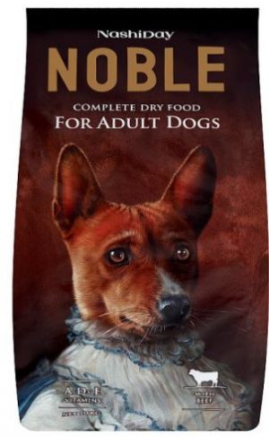 Noble Dog complete dry dog food 3 kg (adult), Beef