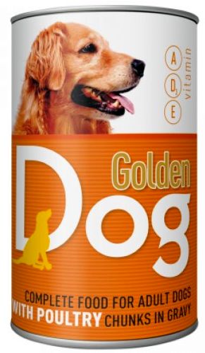 Golden Dog canned dog food 1240g, Chicken