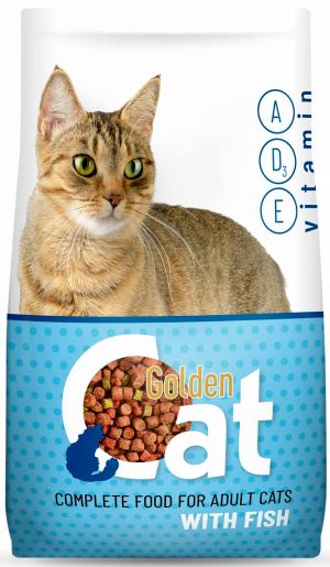 Golden Cat complete dry cat food 3 kg, Fish
