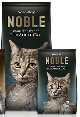 Noble Cat complete dry cat food 3 kg, Fish