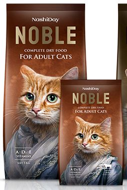 Noble Cat complete dry cat food 1 kg, Beef