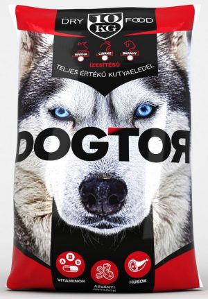Dogtor dry dog food, 10 kg, Beef
