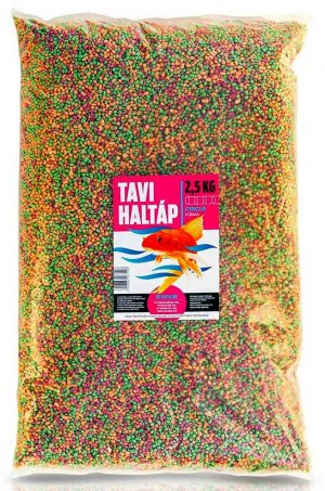 Dry fish food, 2,5 kg, sphere, colored