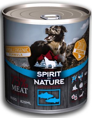 Spirit of Nature wet dog food, 800g, Tuna & Salmon