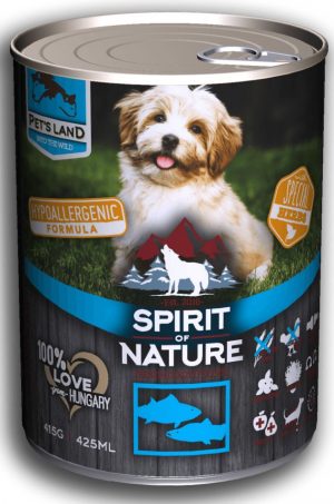 Spirit of Nature wet dog food, 415g, Tuna & Salmon
