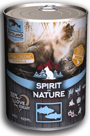 Spirit of Nature wet cat food, 415g, Tuna & Salmon