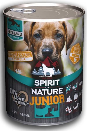 Spirit of Nature wet dog food, Junior, 415g, Lamb & Hare