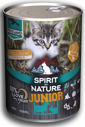 Spirit of Nature wet cat food, Junior, 415g, Lamb & Hare