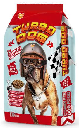 Turbo Dog dry dog food, 10 kg, Beef