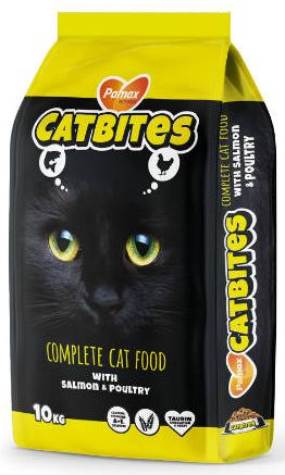 Pamax CatBites dry cat food, 10 kg, Salmon-Poultry