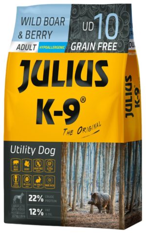 JULIUS K-9 dry dog food, 10 kg, Wild boar-Berry