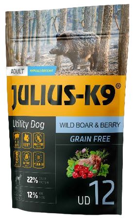 JULIUS K-9 dry dog food, Senior-Light, 340 g, Wild boar-Berry