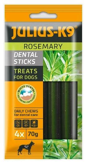 JULIUS K-9 Dental Sticks, 70 g, Rosemary