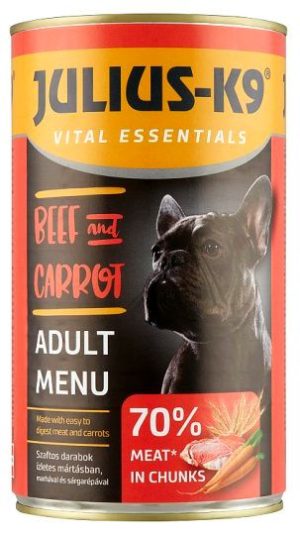 JULIUS K-9 canned wet dog food, 1240 g, Beef