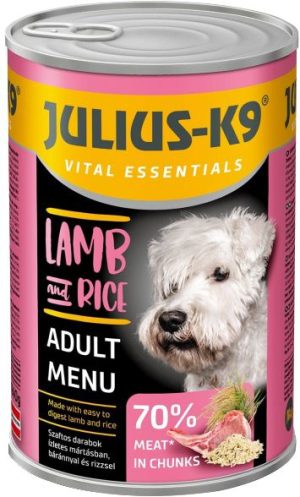 JULIUS K-9 canned wet dog food, 1240 g, Lamb-Rice