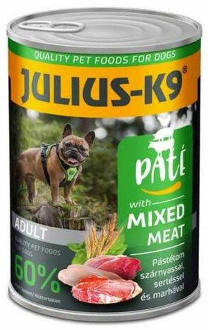 JULIUS K-9 canned wet dog food, 400 g, Mixed meat
