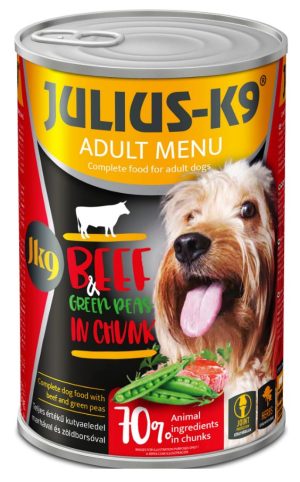 JULIUS K-9 canned wet dog food, 800 g, Beef-Pea