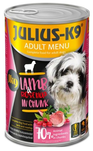 JULIUS K-9 canned wet dog food, 800 g, Lamb-Rosehip