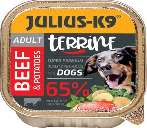 JULIUS K-9 canned wet dog food, Terrine, 150 g, Beef-Potato