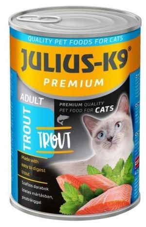 JULIUS K-9 canned wet cat food, 415 g, Trout