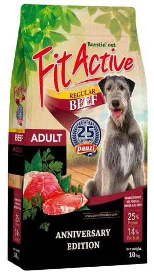 FitActive B.C. dry dog food, 10 kg, Beef