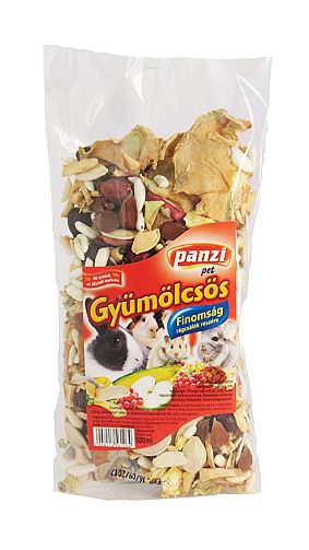 Panzi rodent food, 500 ml, Fruit mix