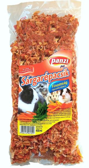 Panzi rodent food, Slices, 450 ml, Carrot